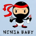 thumbnail image 2 of CafePress - Ninja Baby Onesie - Baby Light Bodysuit, Size Newborn - 24 Months, 2 of 4