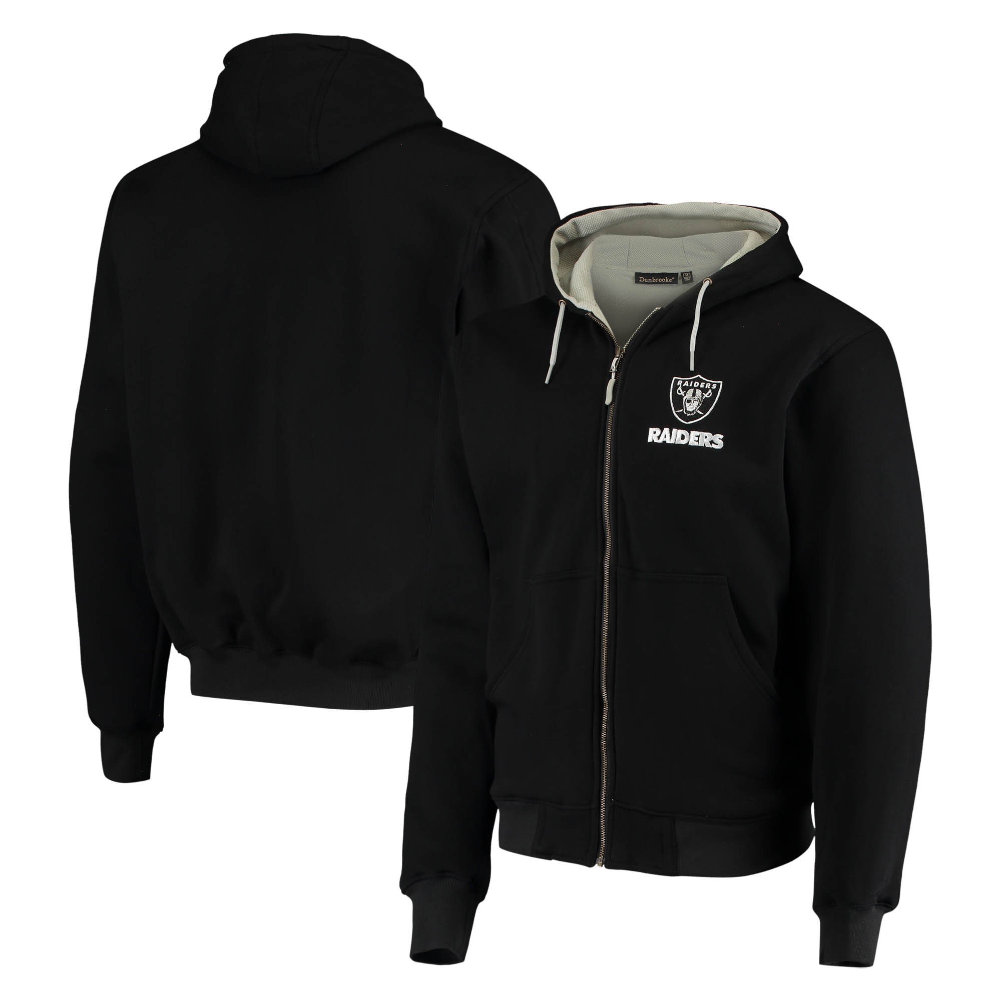 Las Vegas Raiders Craftsman Thermal Lined Full-Zip Hoodie - Black - Walmart.com - Walmart.com