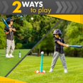 thumbnail image 3 of Set T-Ball TOMLEON para niños de 1 a 3, 3 a 5, 5 a 8 años con bate, camiseta y pelotas, 3 of 9
