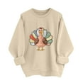 thumbnail image 4 of Thankful Sweatshirt for Womens Funny Turkey Graphic Sweatshirts for Thanksgiving Day Oversized Crewneck Pullover Tops Grateful And Blessed Drop Shoulder Long Sleeve Shirts Fashion Casual Outfits, 4 of 6