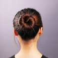 thumbnail image 4 of Hair Bun Snap Band Styling Tool Beauty Aid Accessory(3pcs, Brown), 4 of 5
