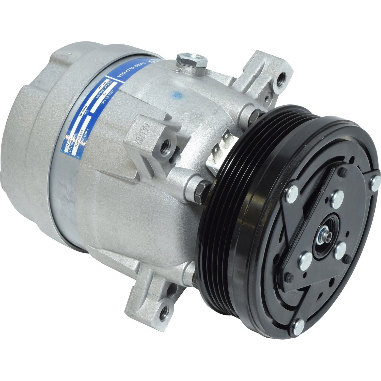 A/C Compressor -- V5 Compressor Assembly Fits select: 1988-1989 BUICK SKYHAWK