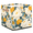 Multicolor 4, variant on CURLYOOT Lotus Flower Cube Storage Bin, 13 x 13 x 13 Storage Cube Bins for Organizing, Floral Pink Fabric Foldable Baskets with Handles for Closet, Shelves, Clothes