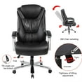 thumbnail image 5 of Domi Bonn Height-Adjustable High Back PU Office Chair - Black, 5 of 7