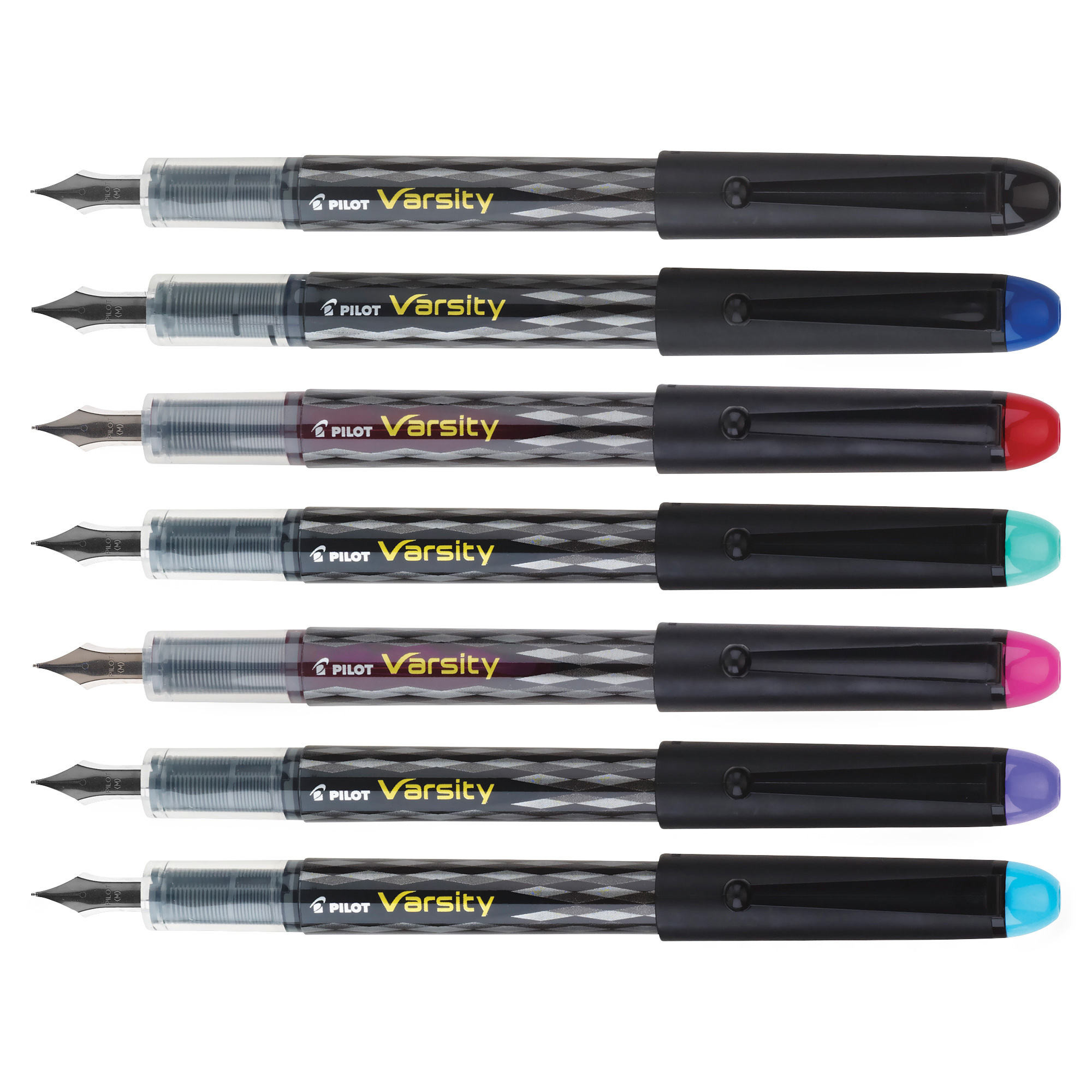 Pilot Varsity Premium Capped Fountain Pens, 7 Count photo 2