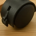 thumbnail image 5 of 3 Pieces Rubber Swivel Wheels Furniture Rims Floor Protecting Casters, 5 of 7