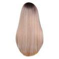 thumbnail image 1 of DOPI Headband Wigs Woman Long Fashion Synthetic Wig Pink Natural Stragiht Costume Wig + Cap Gold, 1 of 5