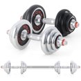 thumbnail image 1 of Adjustable Dumbbells Barbell Fitness Barbell Set Muscle Strength Equipment,44lbs/20kg, 1 of 7