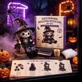 thumbnail image 4 of Patchwork Skeleton Witch DIY Sewing Kit Beginner-Friendly Doll Making Set with Gothic Cute Plush Halloween Craft Activity for Adults Teens Spooky Room Decor Gift, 4 of 5
