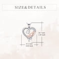thumbnail image 3 of Mom Necklace 925 Sterling Silver Mother Neckalce Pendant Mom Daughter Pendant Jewelry Birthday Gifts for Mom Grandma Wife Daughter, 3 of 6