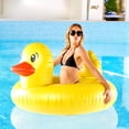 thumbnail image 4 of BigMouth Giant 4 ft Inflatable Rubber Duckie  Duck Pool Float Raft, 4 of 4