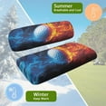 thumbnail image 6 of Pzuqiu Golf Seat Covers for Cart Breathable Golf Cart Front Seat Covers Universal EZGO TXT Golf Cart Seat Covers Machine Washable Easy Installation, Golf Ball Pattern, 6 of 7