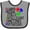 Heather and Black, variant on Inktastic Autism Awareness Acronym Boys or Girls Baby Bib