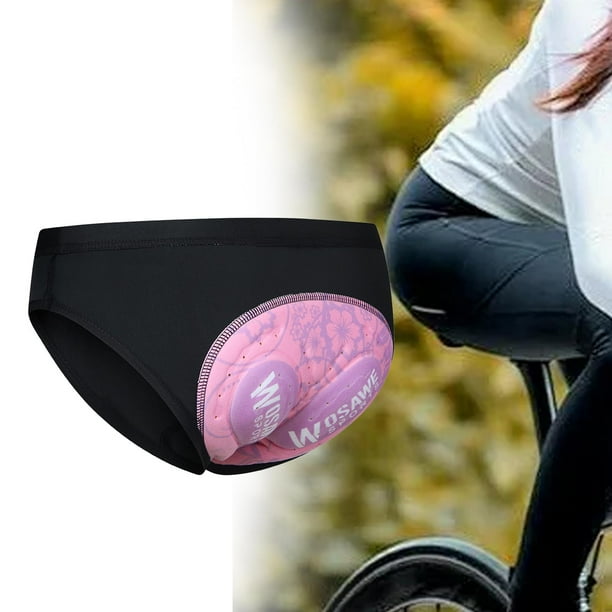 Ropa interior de ciclismo para mujer calzoncillos para bicicleta ropa interior ligera y comoda pantalones cortos acolchados 3D para mujer pantalon SG Walmart en linea