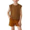 thumbnail image 2 of LEKWK Boys Sleeveless Tank Tops Toddler Cotton Crewneck Comfy Undershirts Lightweight Loose Soft Summer Tops Athletic Running Gym Casual Outfits, 2 of 6