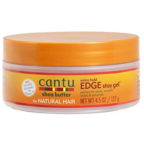 Cantu Natural Hair Edge Stay Gel, Extra Hold 4.5 oz (Pack of 2