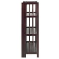 thumbnail image 5 of Casual Home 3-Shelf Folding Stackable Bookcase 27.5" Wide-Finish:Espresso, 5 of 21
