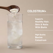 Isopure Colostrum + Gut Health & Immune System Support, Unflavored, 30 servings