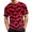 Red, variant on Halloween Shirts for Men Short Sleeve Round Neck Pumpkin Bat Print Pullovers Causal Loose Funny Tees, M