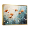 thumbnail image 2 of Designart "Blue Dandelion Floral Euphony I" Floral Floater Framed Canvas Print, 2 of 7