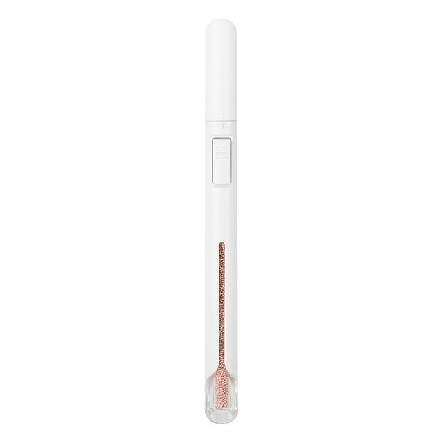 Pluma de lingotes para puntear cuentas de uñas de 0,8 mm, herramienta de decoración de manicura para puntear uñas (oro rosa)