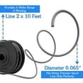 thumbnail image 2 of 0.65 Inch Double Thread Cutter Replacement Spool String Trimmer Line Spool, 2 of 6