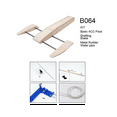 thumbnail image 6 of RC Speed Boat Wooden Sponson Outrigger Shrimp Speed Boat Model Kits Radio Remote Control Speedboat,Simple Kit, 6 of 10