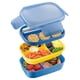 thumbnail image 1 of Bento Box para adultos, lonchera con utensilios, apilable, a prueba de fugas, lonchera Bento Box para salir a cenar, trabajar, hacer picnic, 21,5*14,5*10 cm, 1 of 7