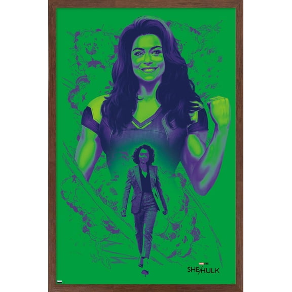 Disney Tim Burton's The Nightmare Before Christmas - Distorted Scream Wall Poster, 22.375" x 34" Framed