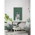 thumbnail image 6 of Red Llama Glasses Painting Print on Wrapped Canvas, 6 of 7