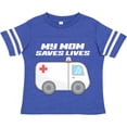 thumbnail image 3 of Inktastic My Mom Saves Lives- Ambulance Boys or Girls Toddler T-Shirt, 3 of 5