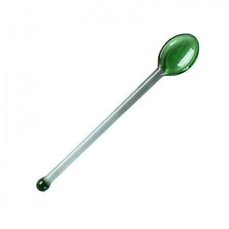 

Dessert Spoon Heat-resistant Glass Spoons for Milk Coffee Tea Stirring Spoons Pyrex Glass Spoon Kitchen Bar Supplies D