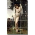 thumbnail image 1 of Ceramic Tile Mural-William Bouguereau Angels Bathroom Tile Mural 1. 18" w x 30" h using (15) 6 x 6 ceramic tiles, 1 of 3