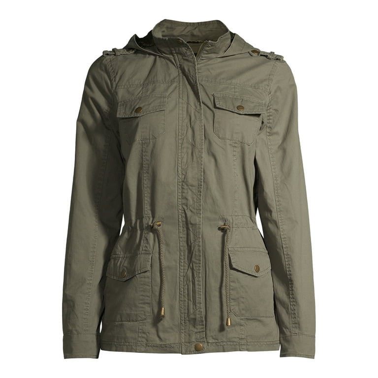 New Look Women's Long Sleeve Anorak Mid-Length Jacket New Look Women's Long Sleeve Anorak Mid-Length Jacket
