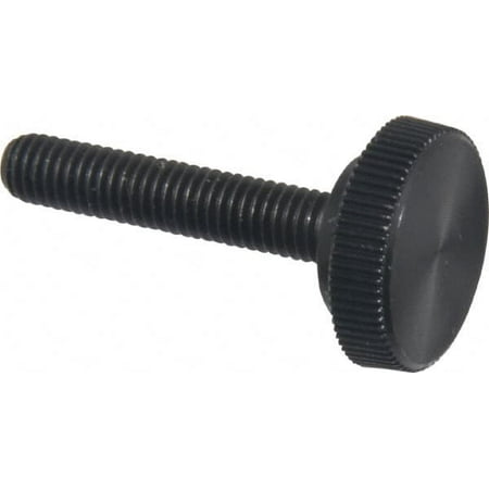

Made in USA #10-32 Knurled Shoulder Steel Thumb Screw 1 OAL 5/8 Head Diam