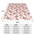 thumbnail image 3 of Sikiie Beautiful Butterflies and Hearts Ultra-Soft Micro flannel Blanket Luxury All Seasons Warm Blanket for Bedding Sofa and Travel (4 sizes)-80"x60", 3 of 7
