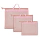 thumbnail image 5 of Bolsa de almacenamiento para bolsos con cremallera y asa, transparente, para armario, estante o monedero. Rosado, 5 of 8
