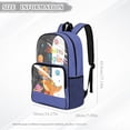 thumbnail image 6 of SEANATIVE Kids Transparent Backpack Clear Bookbag See Through School Bag Heavy Duty PVC 2026 Trendy Backpacks for Preschool Elementary Students, Dinosaur Planet Print, 6 of 7