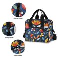 thumbnail image 3 of FORMRS Reusable Lunch Bag for Work School Leakproof Insulated Cooler with Adjustable Shoulder Strap, Art Flowers, 3 of 6