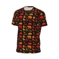 thumbnail image 6 of Wukai Animal Print Men's Short-Sleeved Mesh T-Shirt,Quick-Dry Short Sleeve Workout T-Shirt-3X-Large, 6 of 8