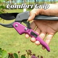thumbnail image 3 of Premium 8 inch garden clippers, 3 Times Easy to Work, Arthritis Weak Hand Snips (Pulley lever -pruners- Purple)-Style 1, 3 of 5