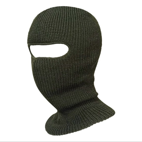 TYGHBN Winter Riding Winter Warm Hole Head Cover Outdoor Knitted Wool Hat Ski Hat Ear Cap Mens Lumber Snow Ski Hat Men Mens Snow Hat Plaid Hat Boys Leather Winter Hats for Men Winter Hays for Babies