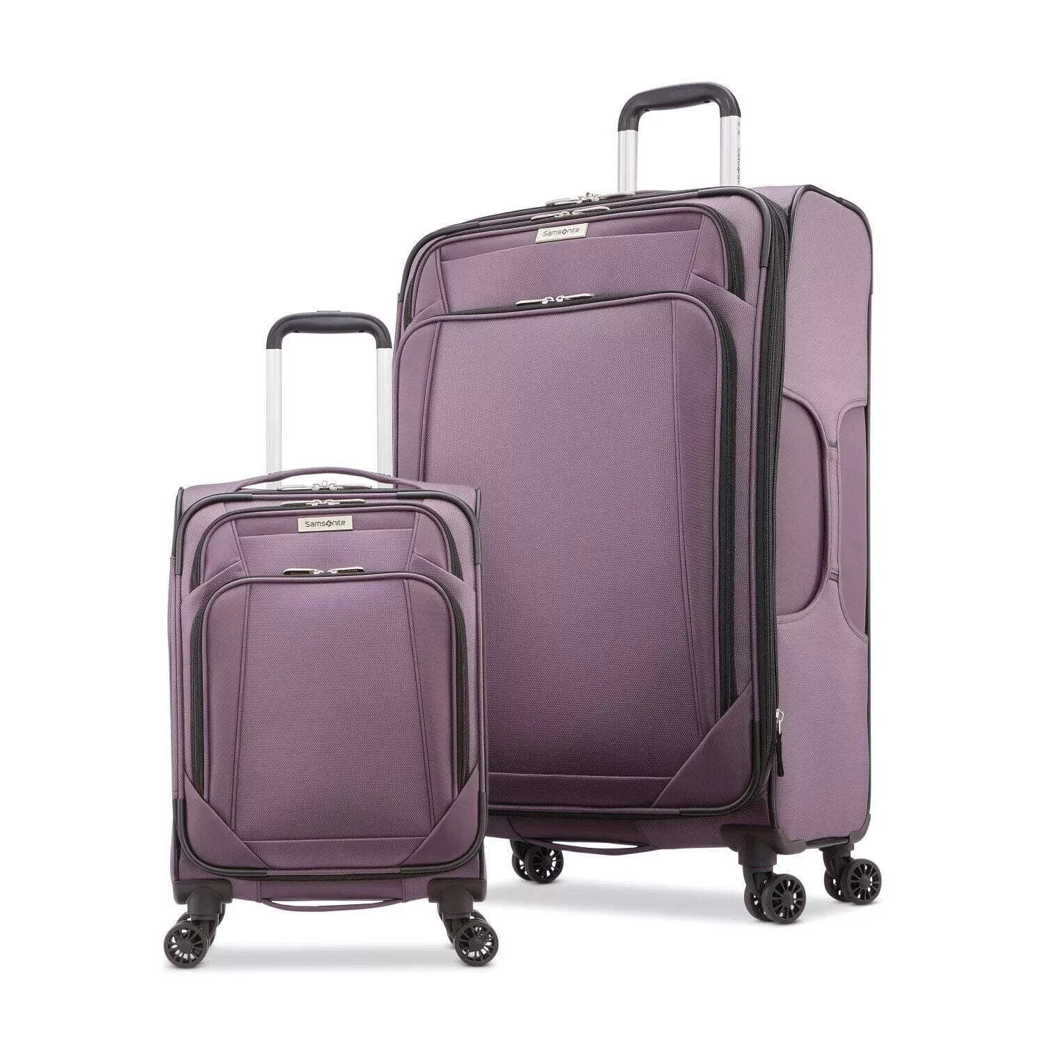Samsonite Serene LTE Softside Spinner Luggage 2Piece Set, Purple