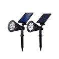 thumbnail image 1 of NETSENG Solar Spot Light Outdoor, 7 LED Color Changing 2-in-1 Solar Landscape Spotlight Waterproof Security Wall Lamp Lights for Patio Yard Lawn Driveway Trees Flags Halloween Christmas Decor (2 Pack), 1 of 6