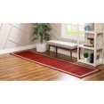 thumbnail image 4 of Contemporary Weby Collection Area Rug 2'x8' - Terracotta, 4 of 5