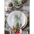 thumbnail image 2 of Gray Christmas Snowman Cloth Napkins Set of 8 Reusable Dinner Napkins, Winter Snowflake Pine Tree Cocktail Napkin Washable Table Napkins for Wedding/Holiday Party/Baby Shower 20"x20", 2 of 7