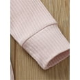 thumbnail image 5 of Newborn Baby Boy Girl Long Sleeve Knitted Romper Jumpsuit Overall Clothes Set, 5 of 5