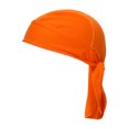 thumbnail image 1 of TOPTIE Do Rag Cycling Pirate Hat Cooling Helmet Liner Skull Cap Headwear-Orange, 1 of 7
