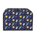 thumbnail image 2 of Uemuo Astronaut Corgi Print Toaster Cover 4 Slice, Small Kitchen Appliance Covers, Toaster Oven Cover with Loop, Bread Machine Cover Dust Cover Protection, 2 of 7