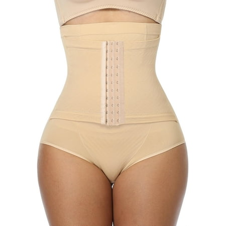 VASLANDA Waist Trainer for Women Seamless Butt Lifter Panty Hi-Waist Double Tummy Control Shapewear Stomach Body Shaper Postpartum Faja